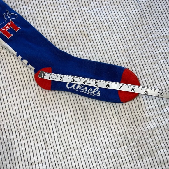 Blue Democratic Donkey Mid Calf Socks - Picture 4 of 4